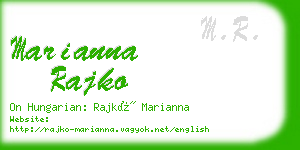 marianna rajko business card